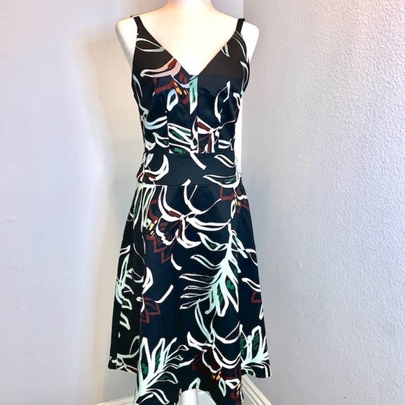 COOPER ST *NEW* Black Floral Print Dress - Picture 1 of 10